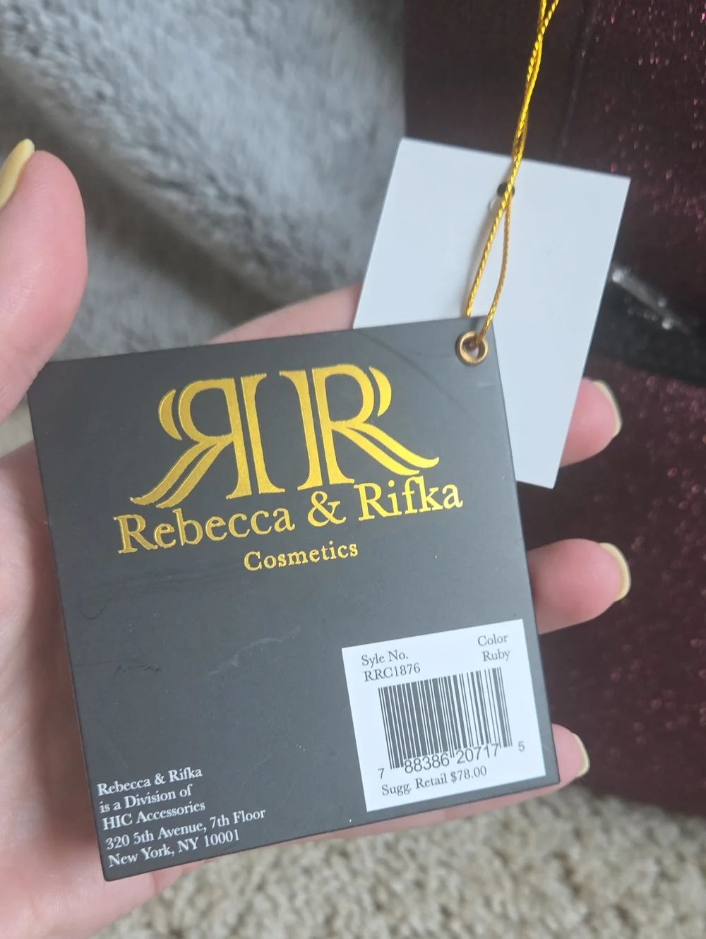 Rebecca & Rifka Cosmetic Travel Bag